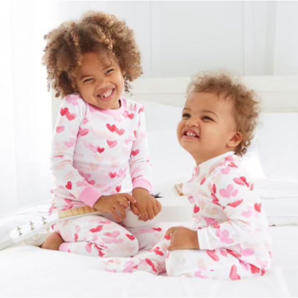 Pottery Barn Kids Hearts Pajama